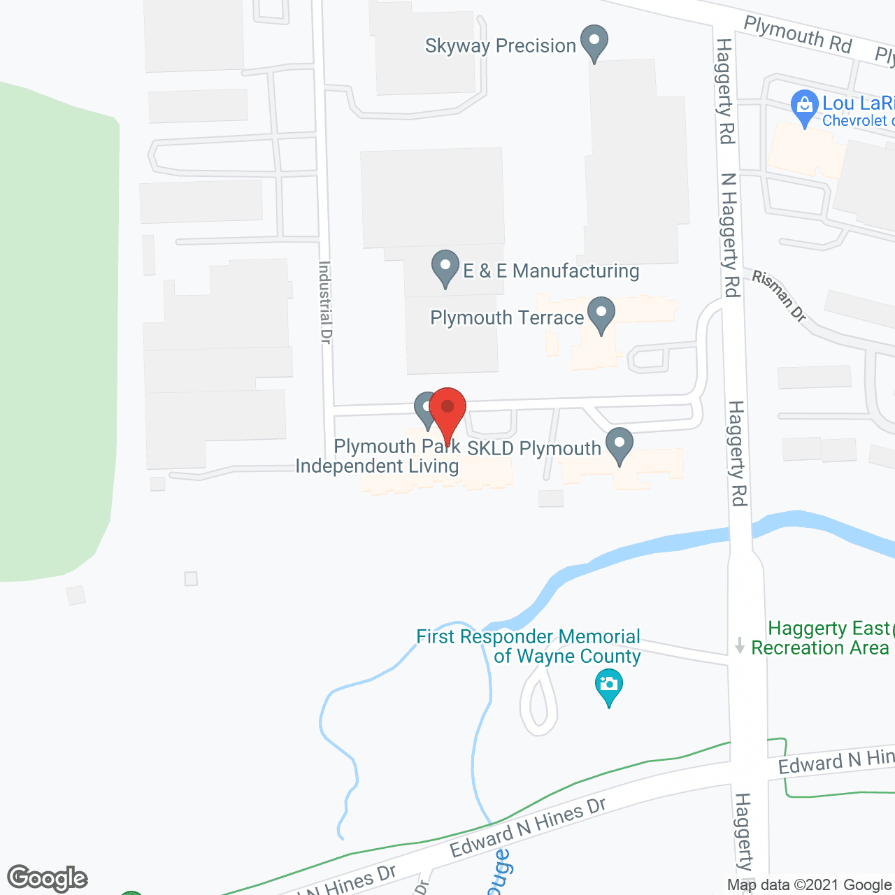 Plymouth Park Senior Apartments in google map