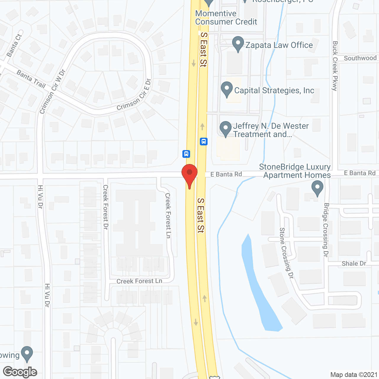 The Crossings at Banta Pointe in google map