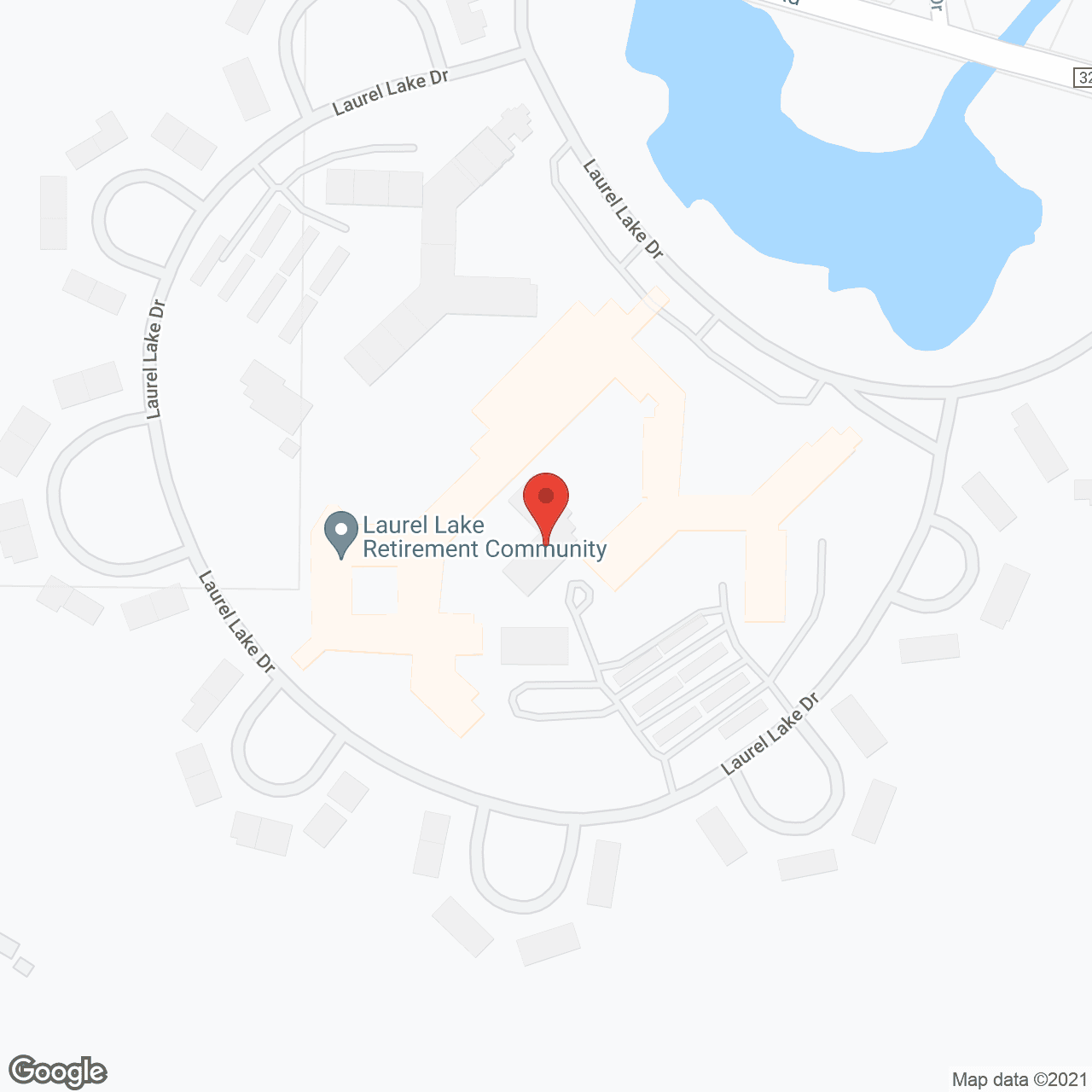 Laurel Lake Retirement Community in google map