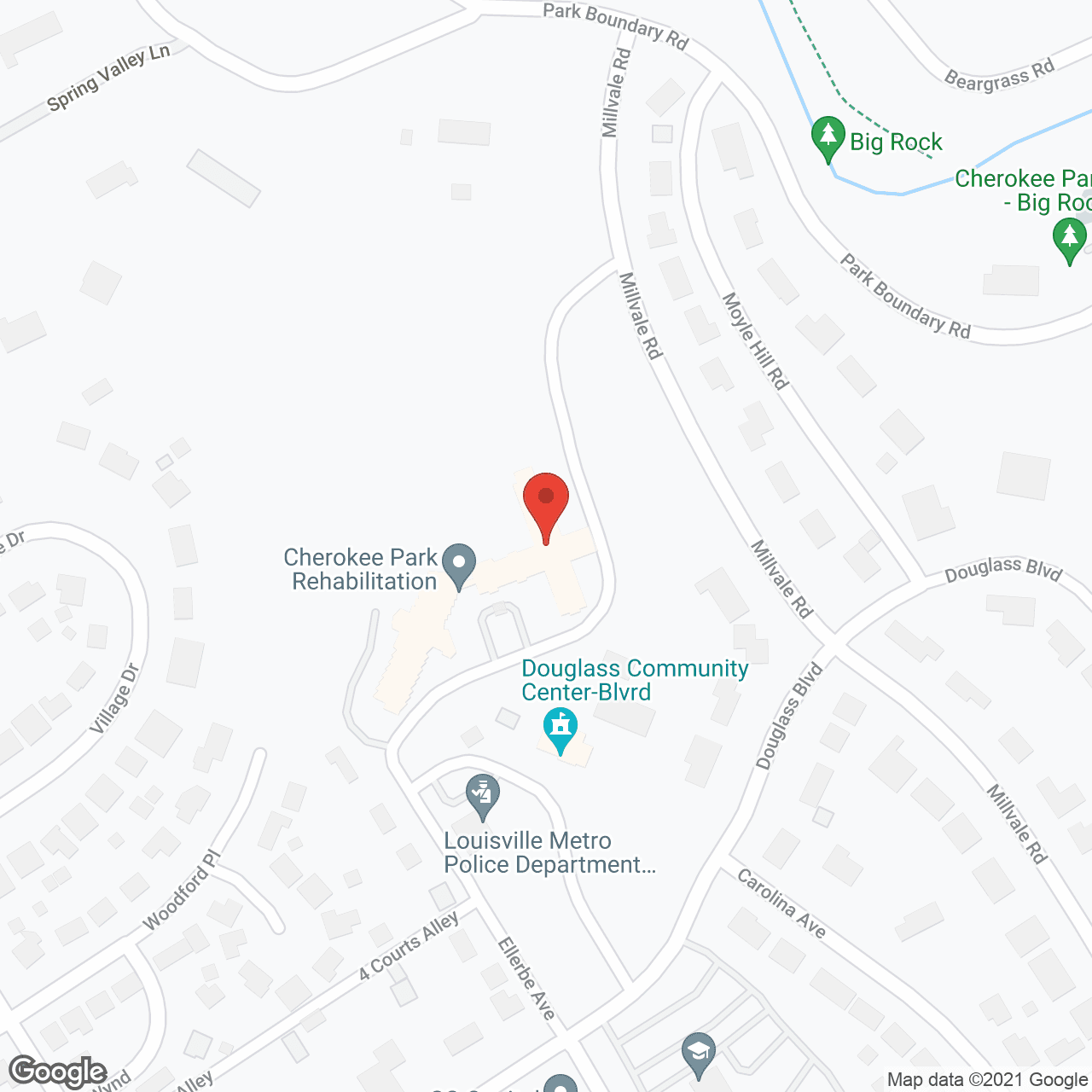 Signature HealthCARE of Cherokee Park in google map