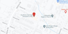 Southern Heritage Independent Living in google map