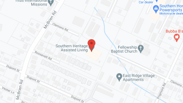 Southern Heritage Independent Living in google map