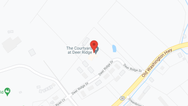 Small Town Senior Living and The Courtyard in google map