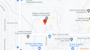 Regency Retirement Village of Huntsville in google map