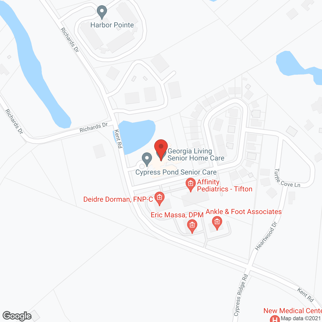 Cypress Pond Senior Living in google map