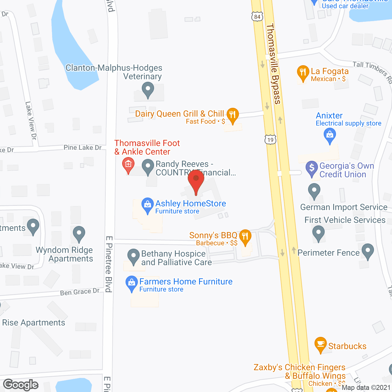 Woodleaf Senior Living in google map