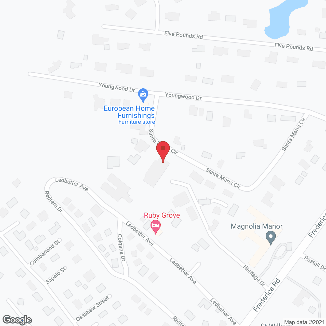 Heritage Oaks Retirement Living in google map