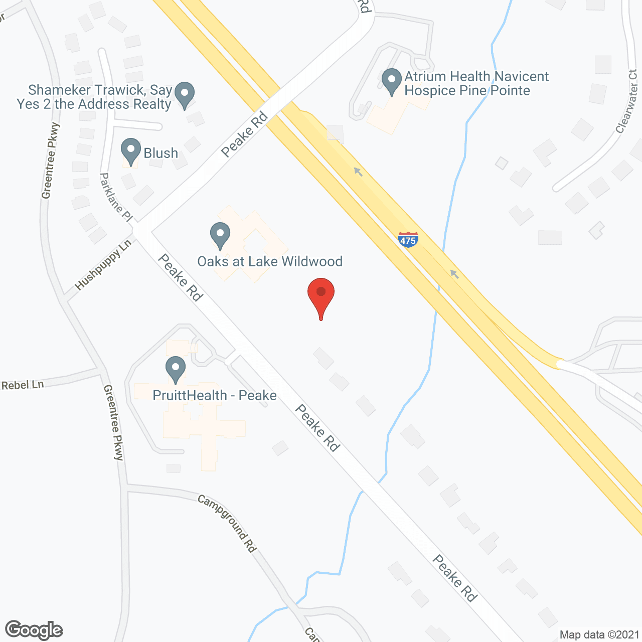 The Oaks by Windham in google map