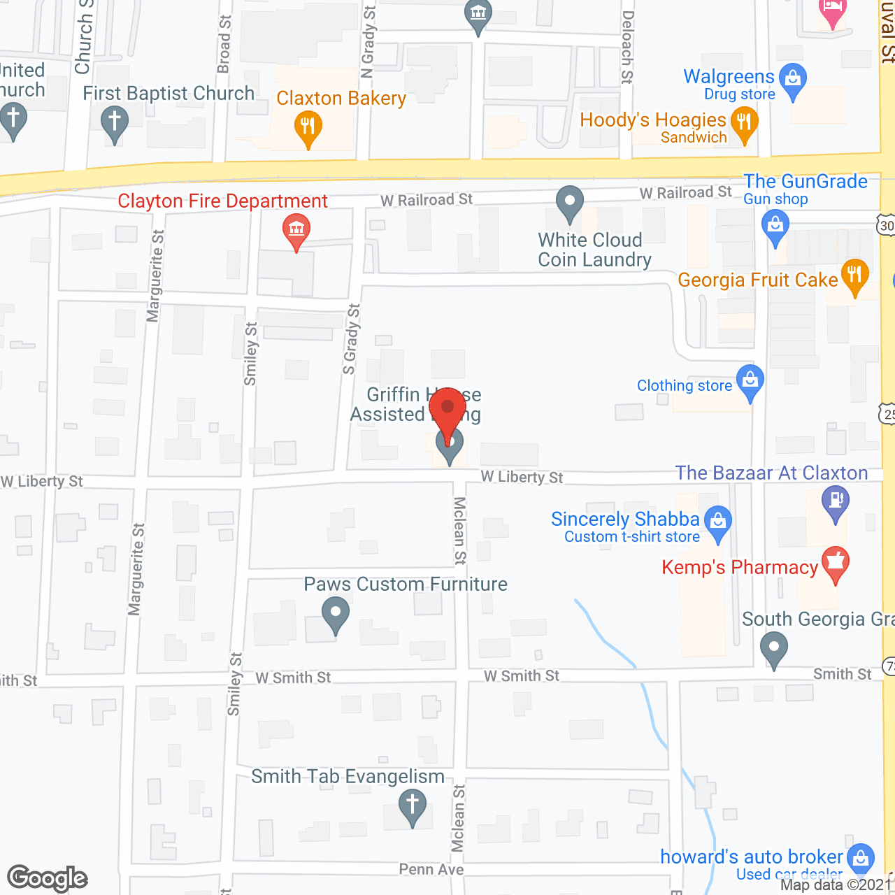 Amber Grove at Griffin Park in google map