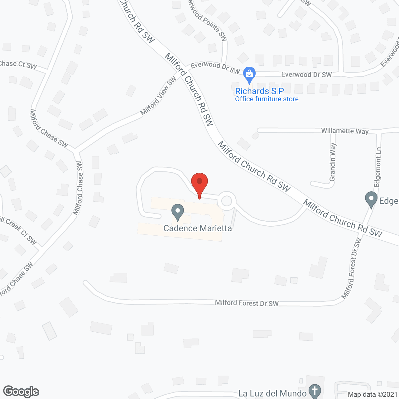 The Carriages of Marietta in google map