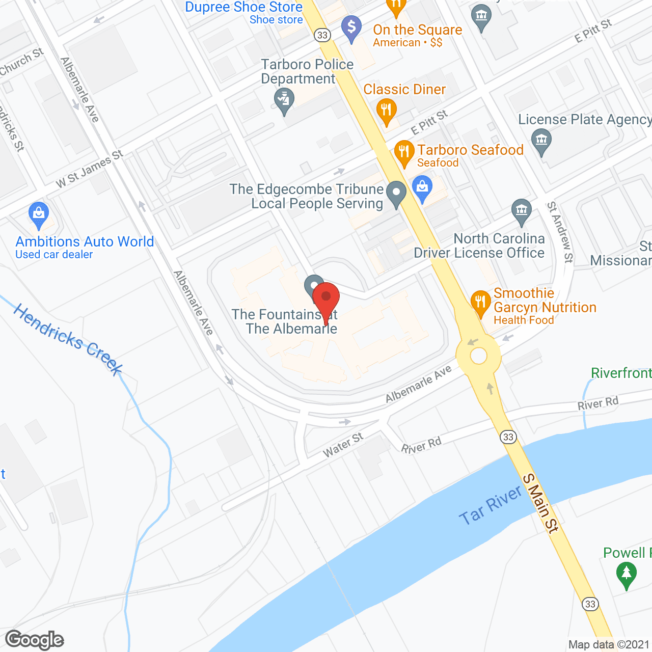 Barclay House of Tarboro in google map