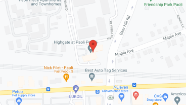 Highgate at Paoli Pointe in google map