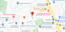 Brighton Gardens of Friendship Heights in google map