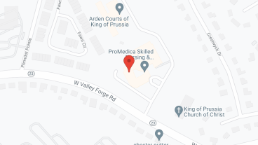 Arden Courts King of Prussia, A Memory Care Community in google map