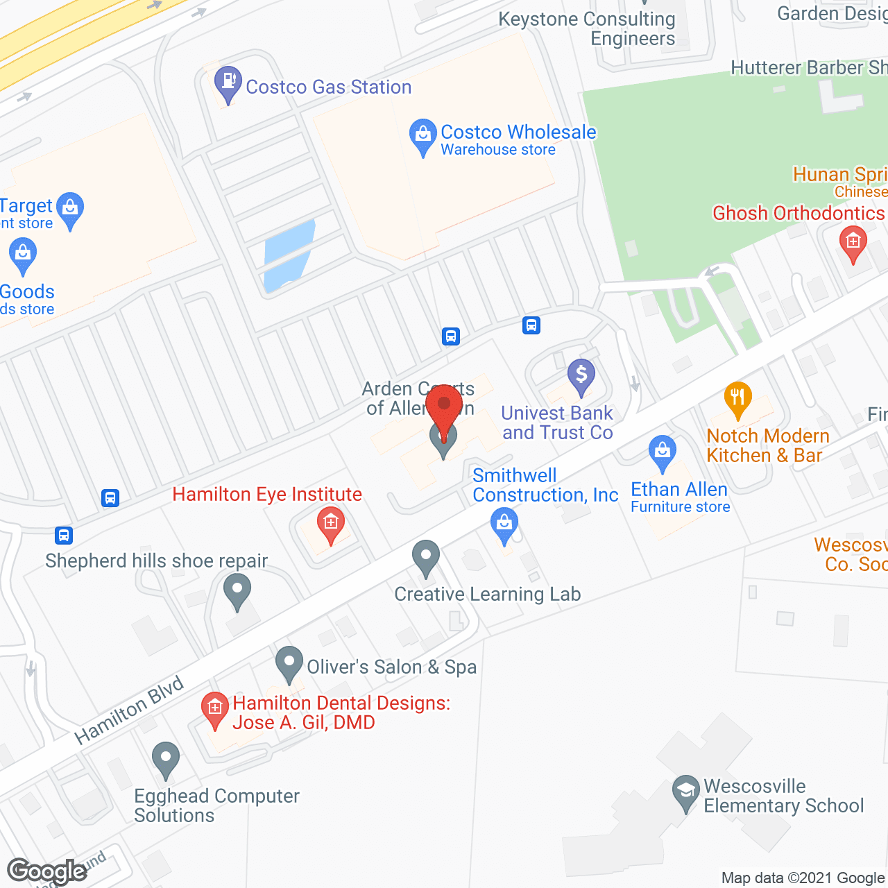 Arden Courts A ProMedica Memory Care Community in Allentown in google map