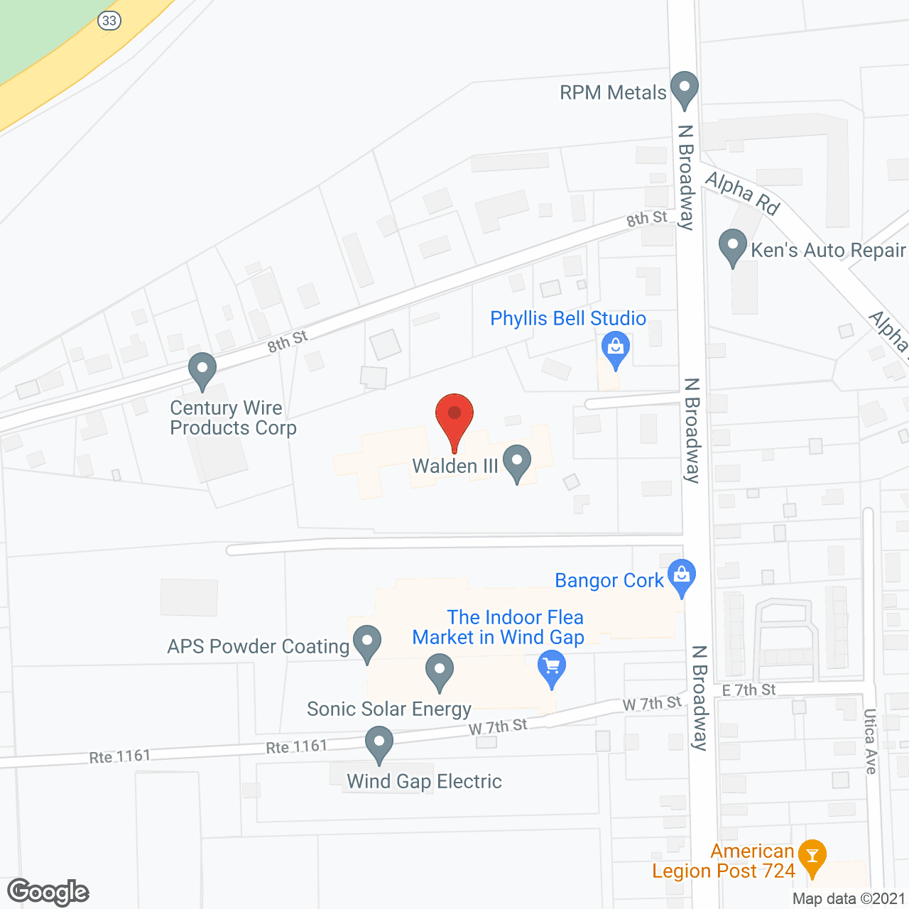 Walden Care Senior Community in google map