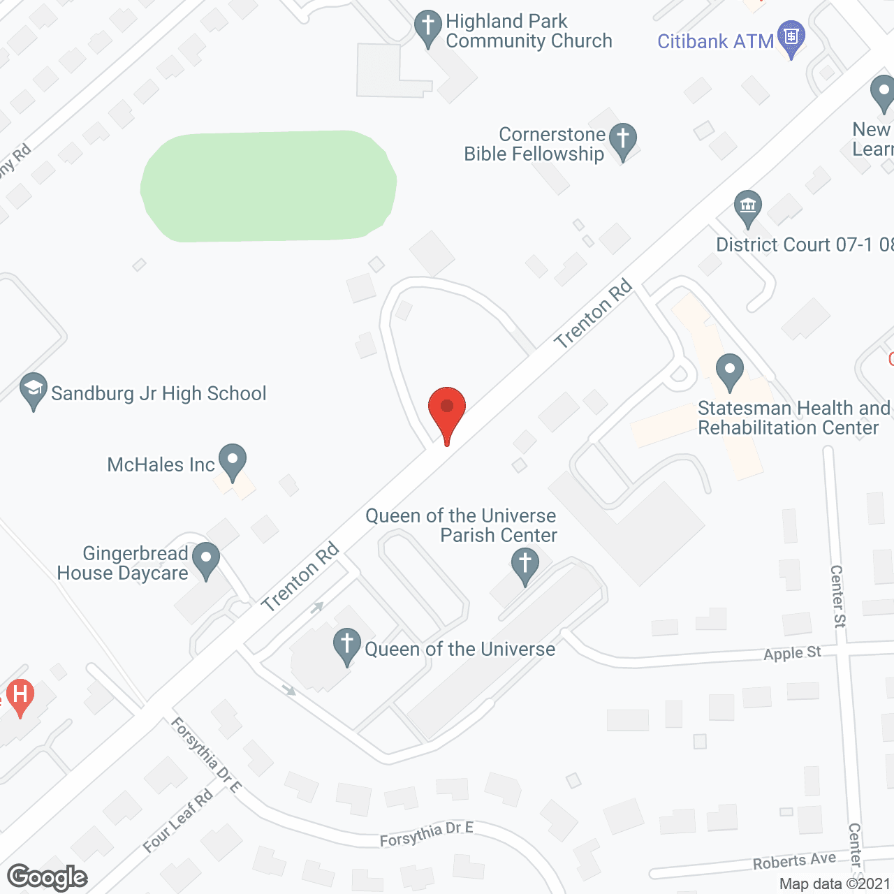 The Addison of Woodbourne Place in google map