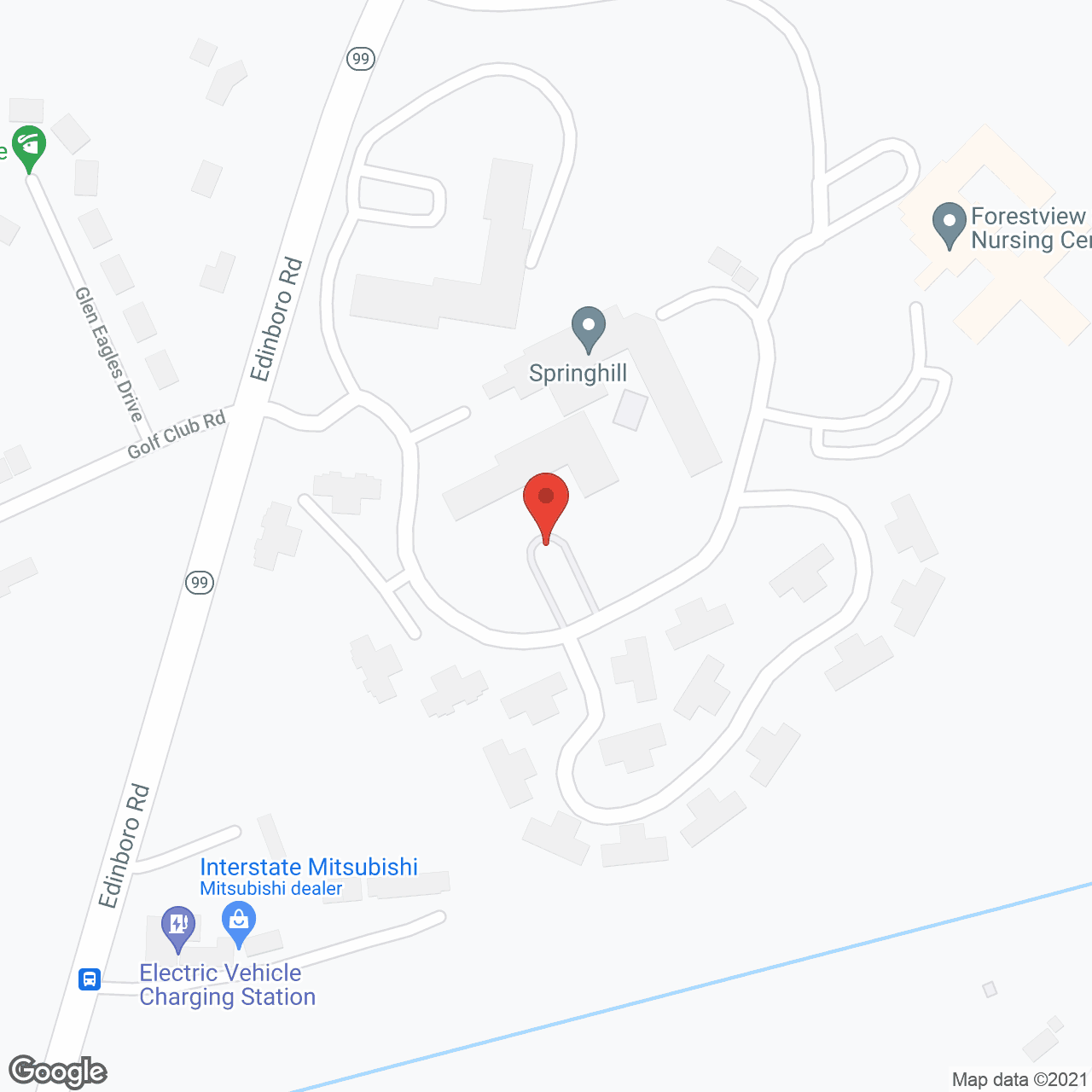 Springhill Senior Living Comm in google map