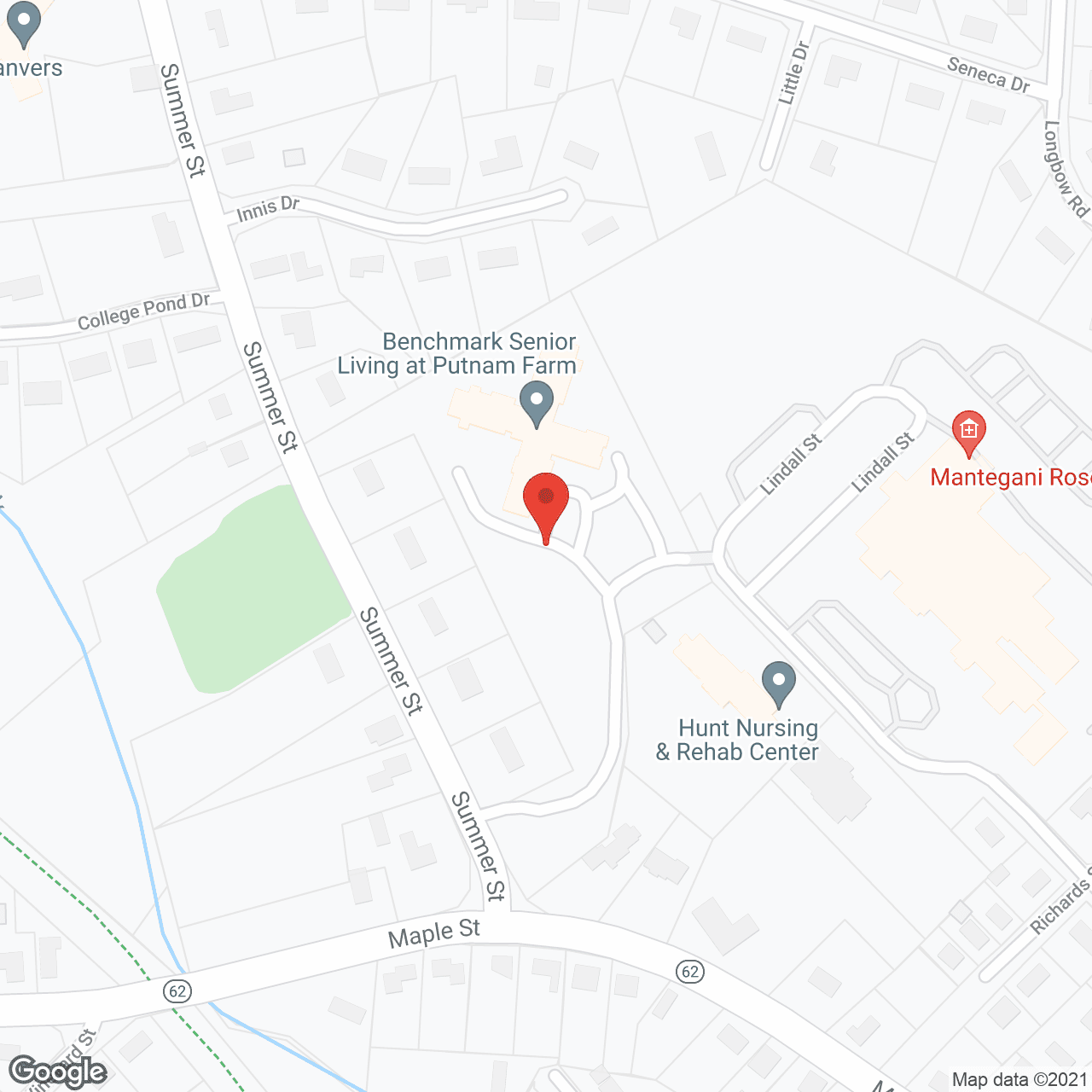 Benchmark Senior Living at Putnam Farm in google map