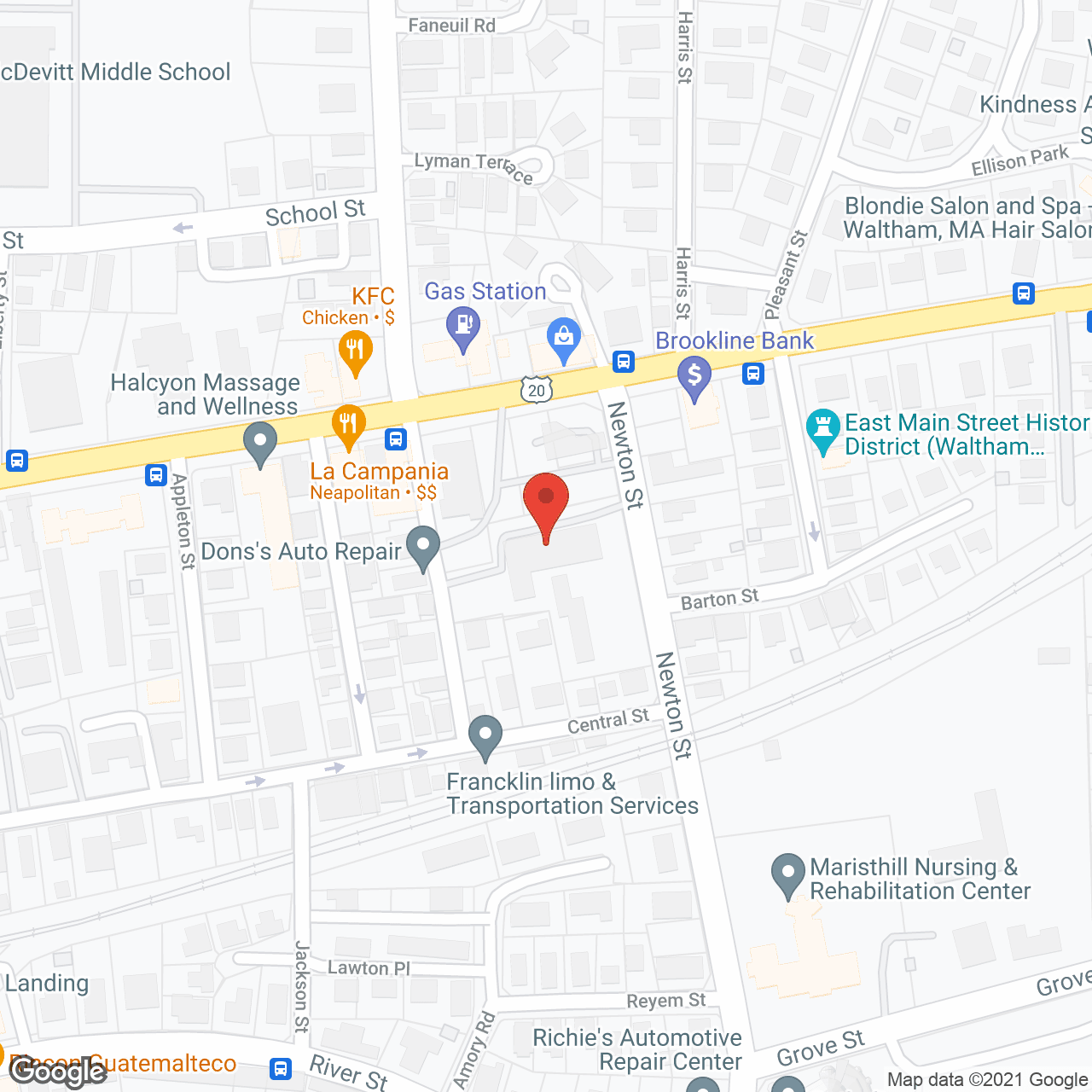 Leland House in google map