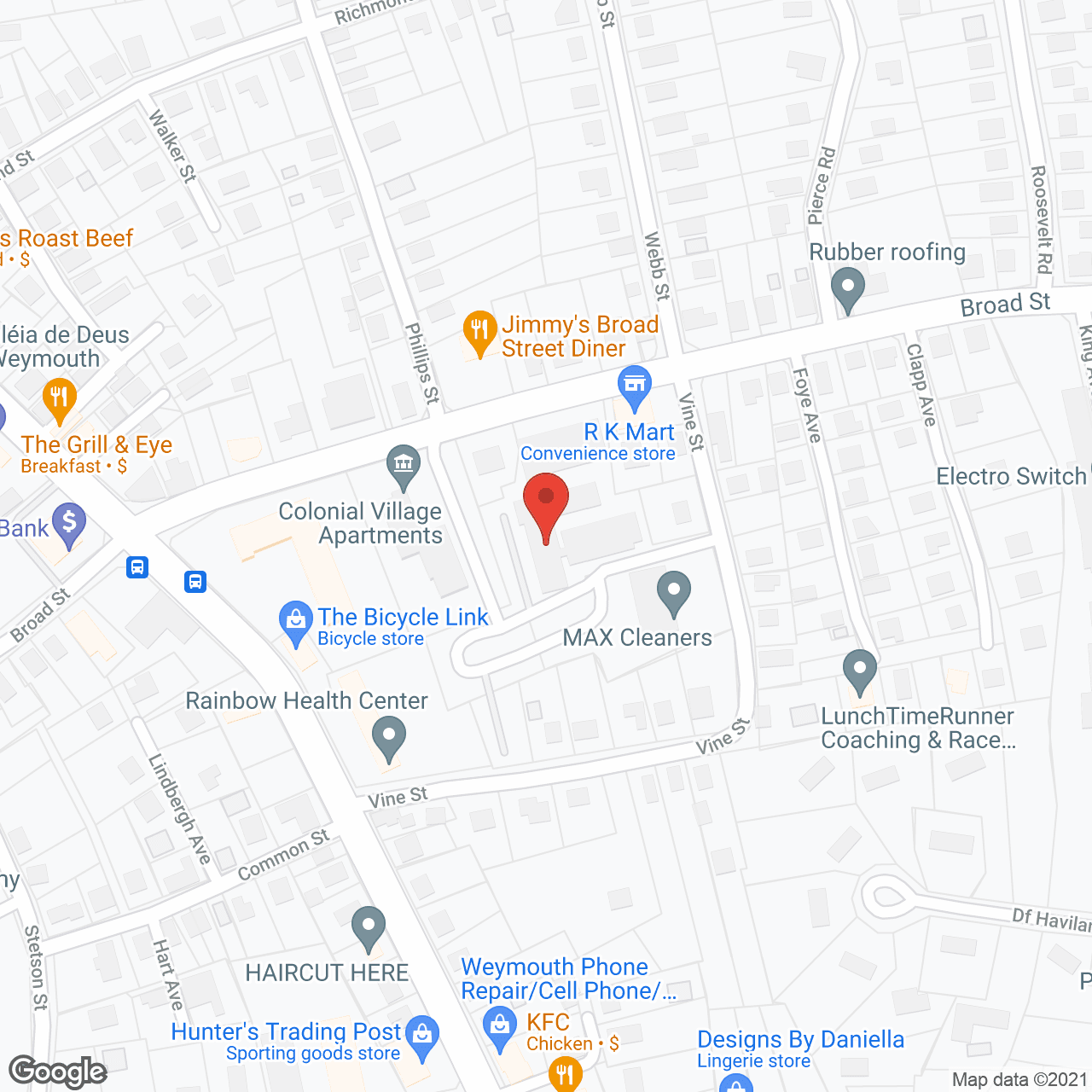 Colonial Rehabilitation CLOSING 2/1/2020 in google map