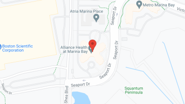 Alliance Health at Marina Bay in google map