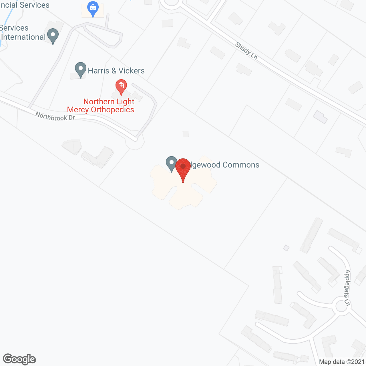 Sedgewood Commons in google map