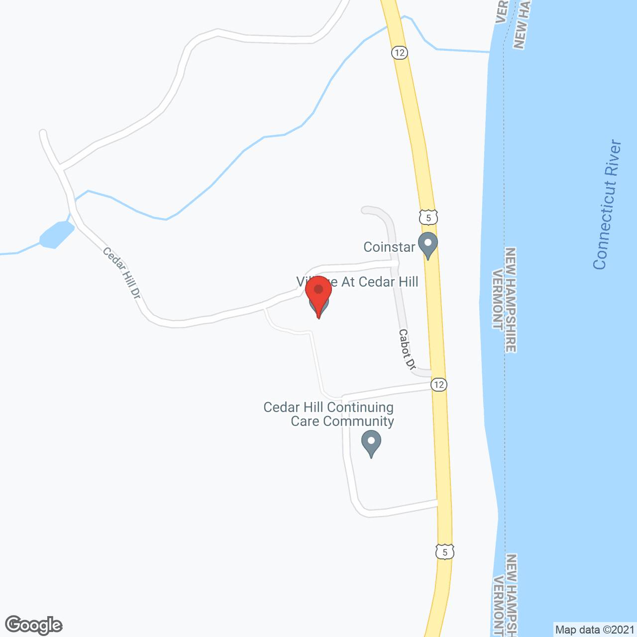 The Village at Cedar Hill in google map