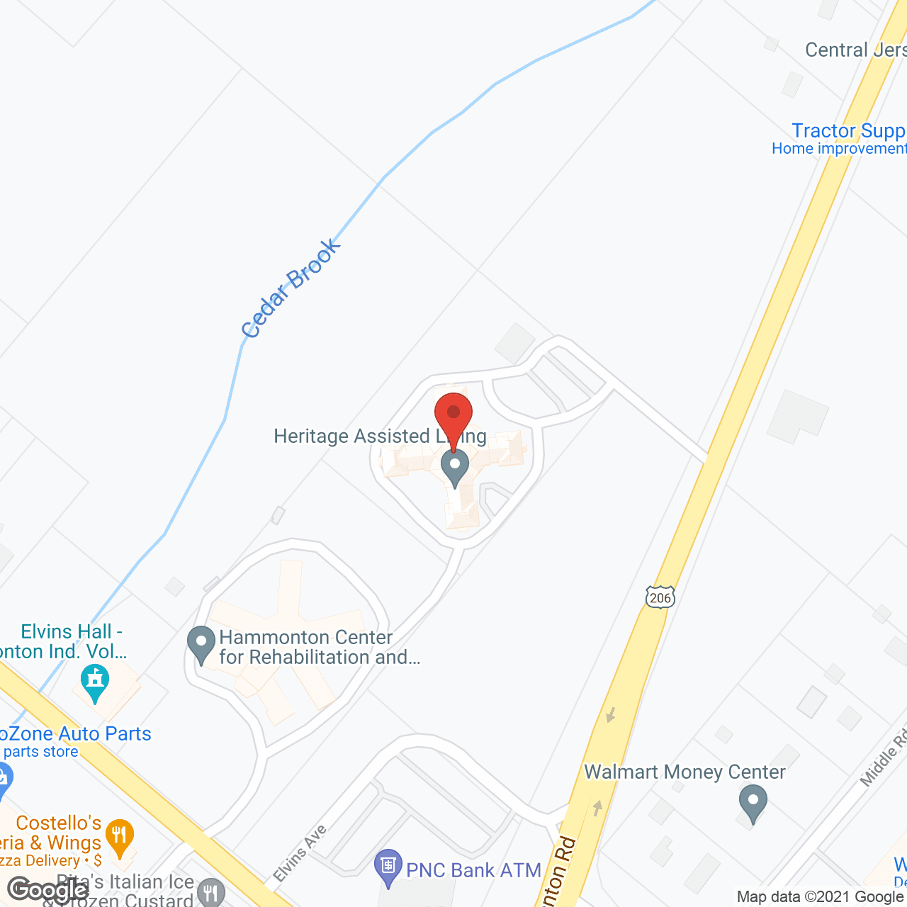 Spring Village at Hammonton in google map