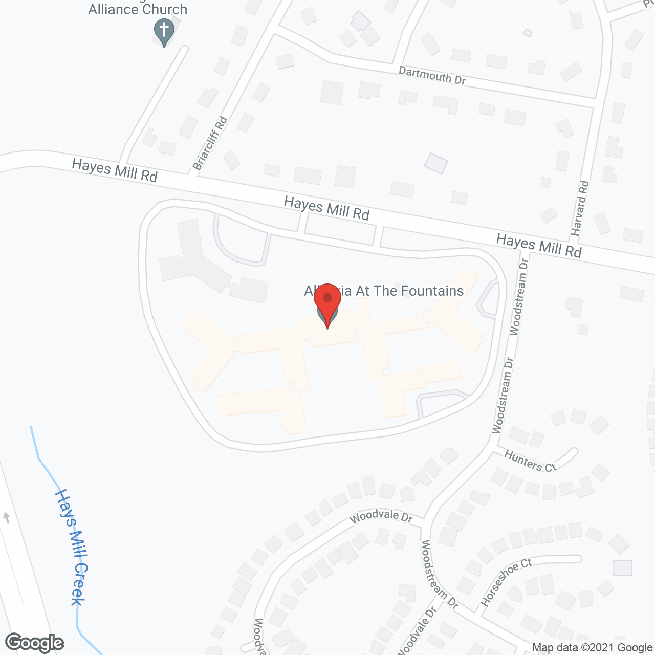 The Fountains at Atco in google map