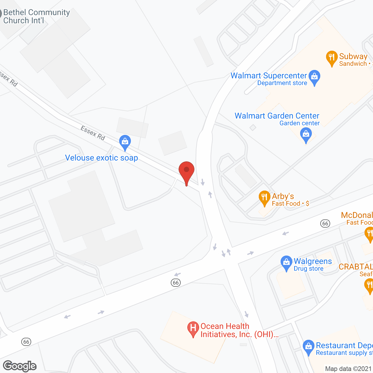 Seabrook Senior Living in google map