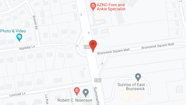 Sunrise of East Brunswick in google map