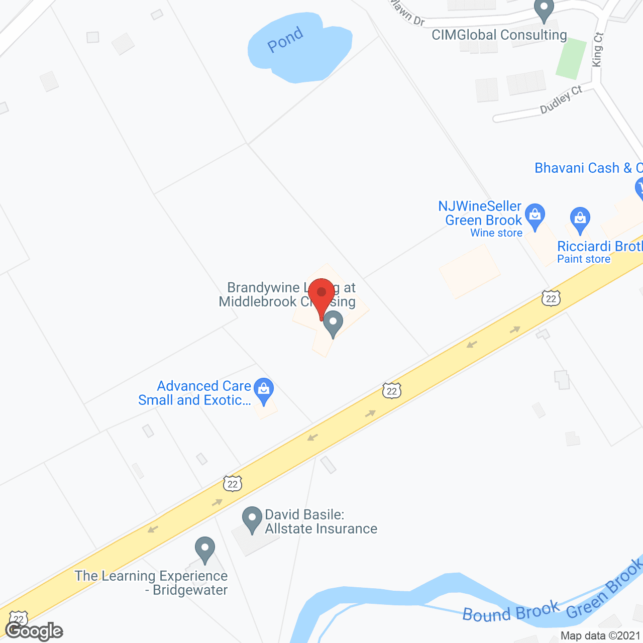 Brandywine at Middlebrook Crossing in google map