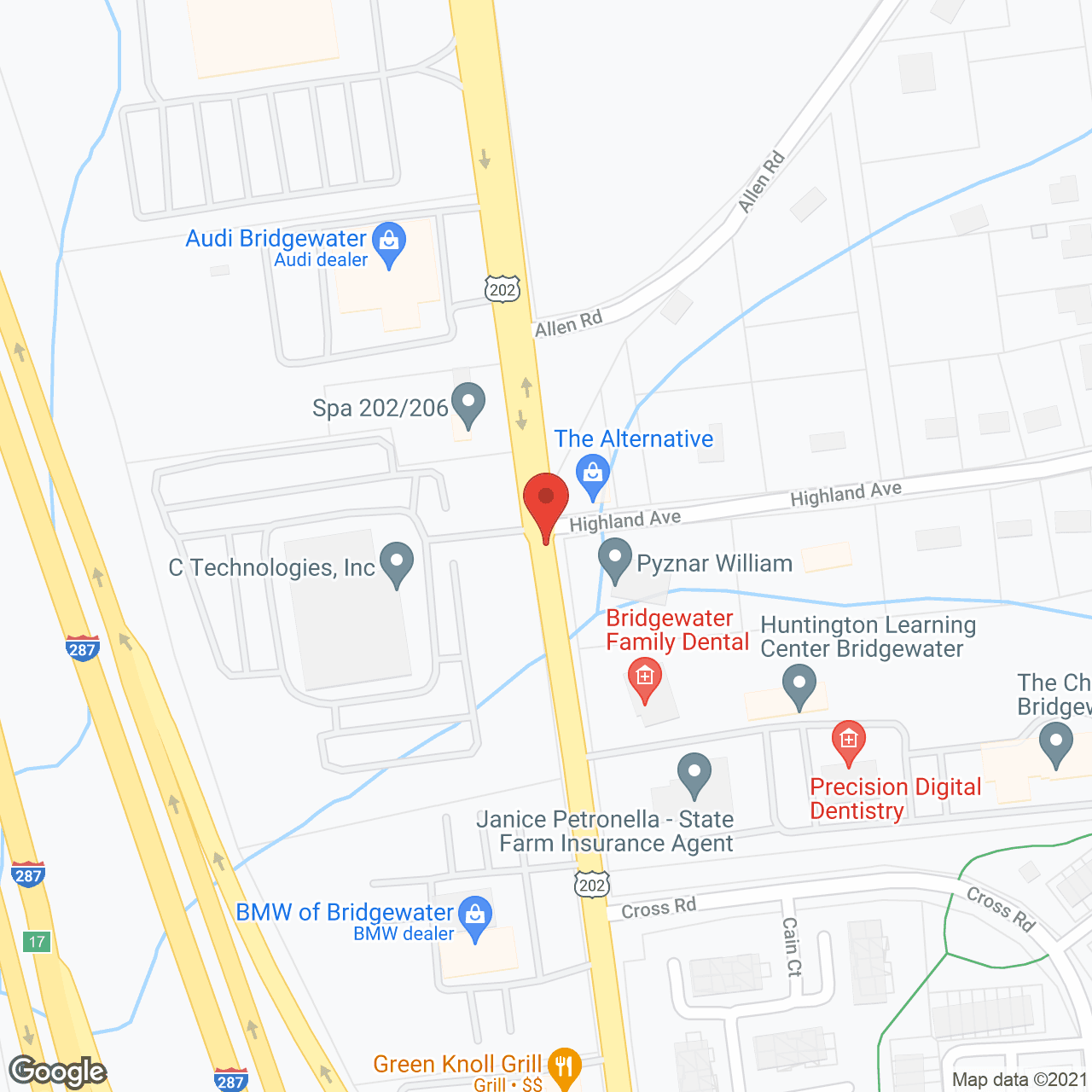 Mira Vie at Bridgewater in google map