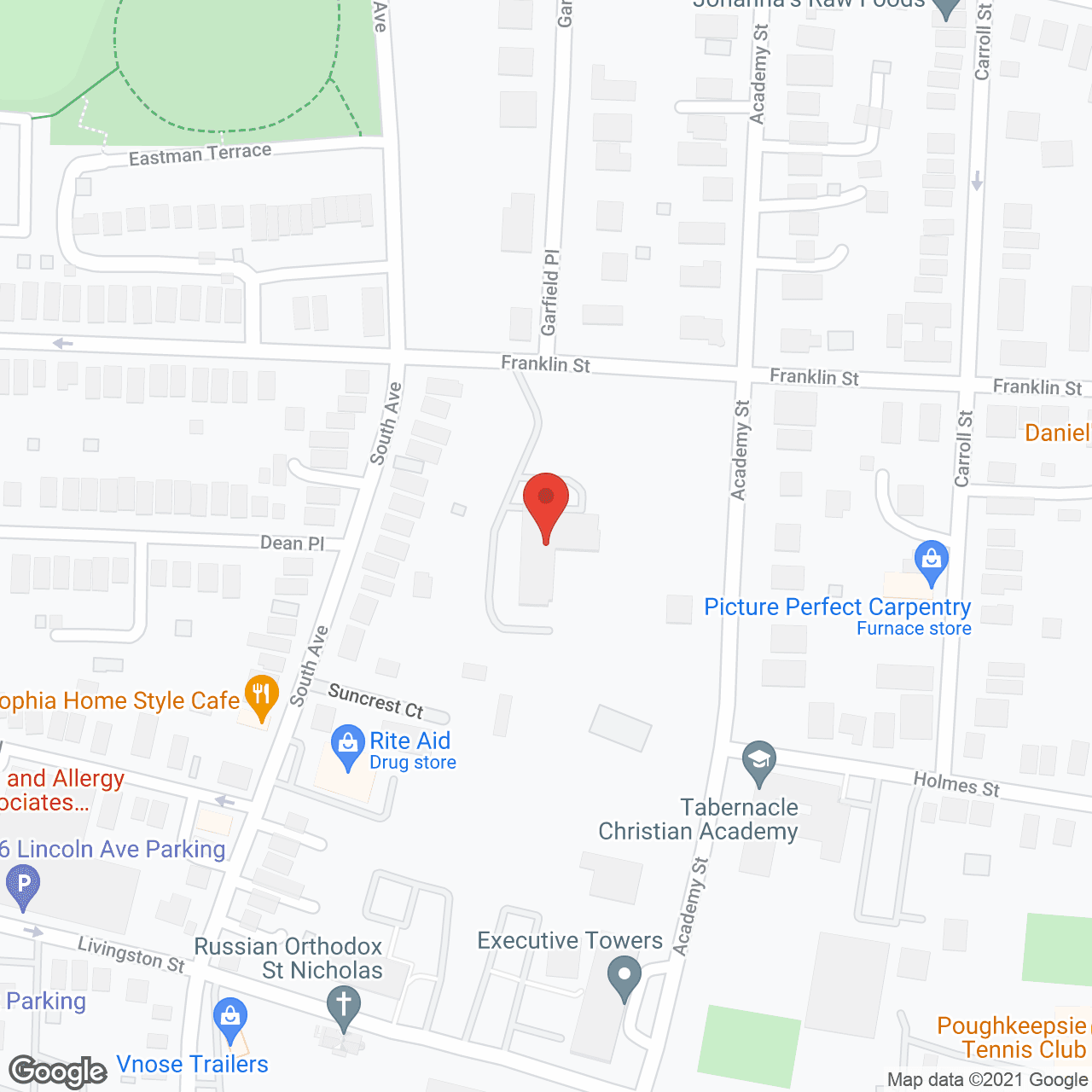 Eden Park Nursing Home in google map