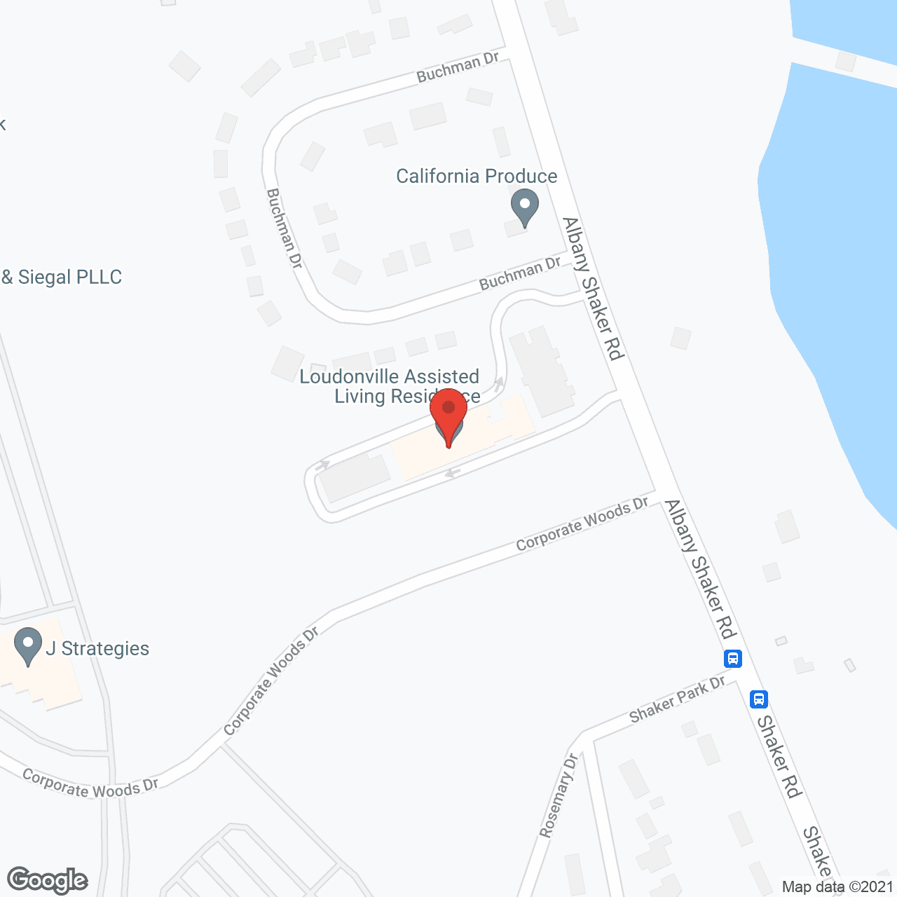 Loudonville Assisted Living Residence in google map
