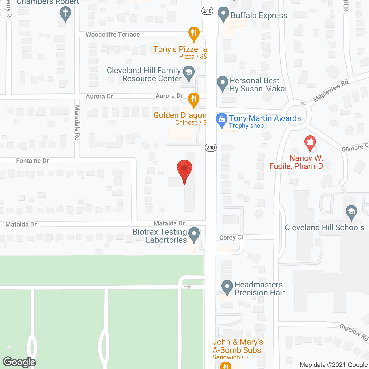 Manor Oak Skilled Nursing Inc in google map