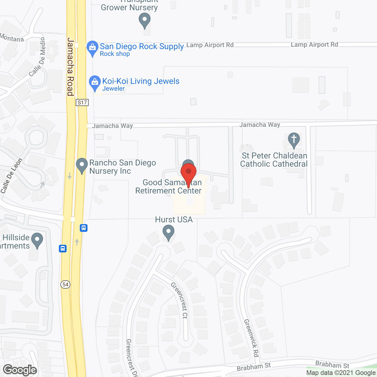 Good Samaritan Retirement Home in google map