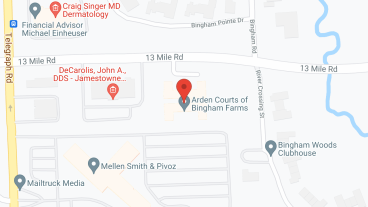 Arden Courts Bingham Farms, A Memory Care Community in google map
