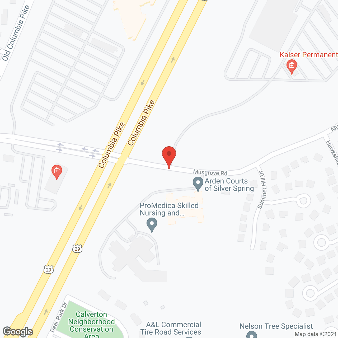 Arden Courts Silver Spring, A Memory Care Community in google map