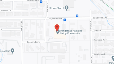 The Ponderosa Assisted Living Community in google map