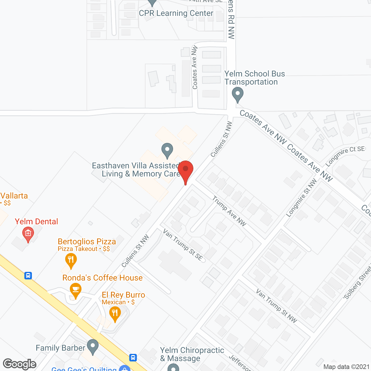 Easthaven Villa Assisted Living and Memory Care in google map