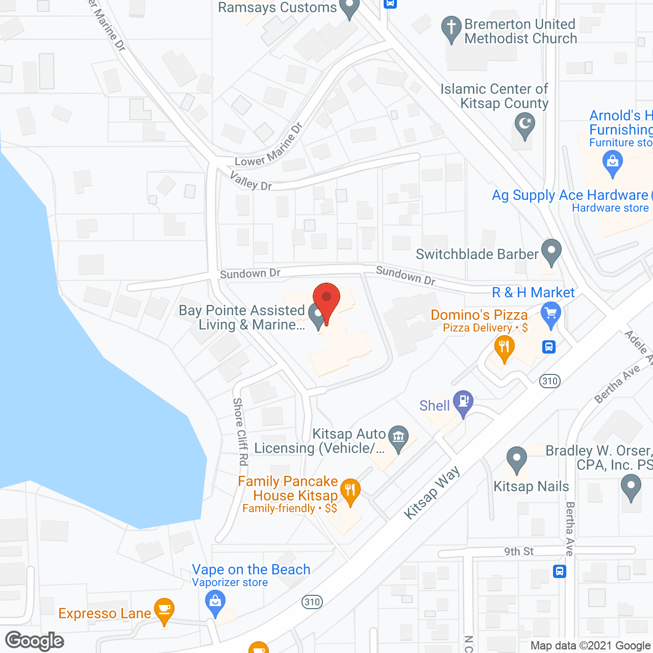 Bay Pointe by Cogir in google map