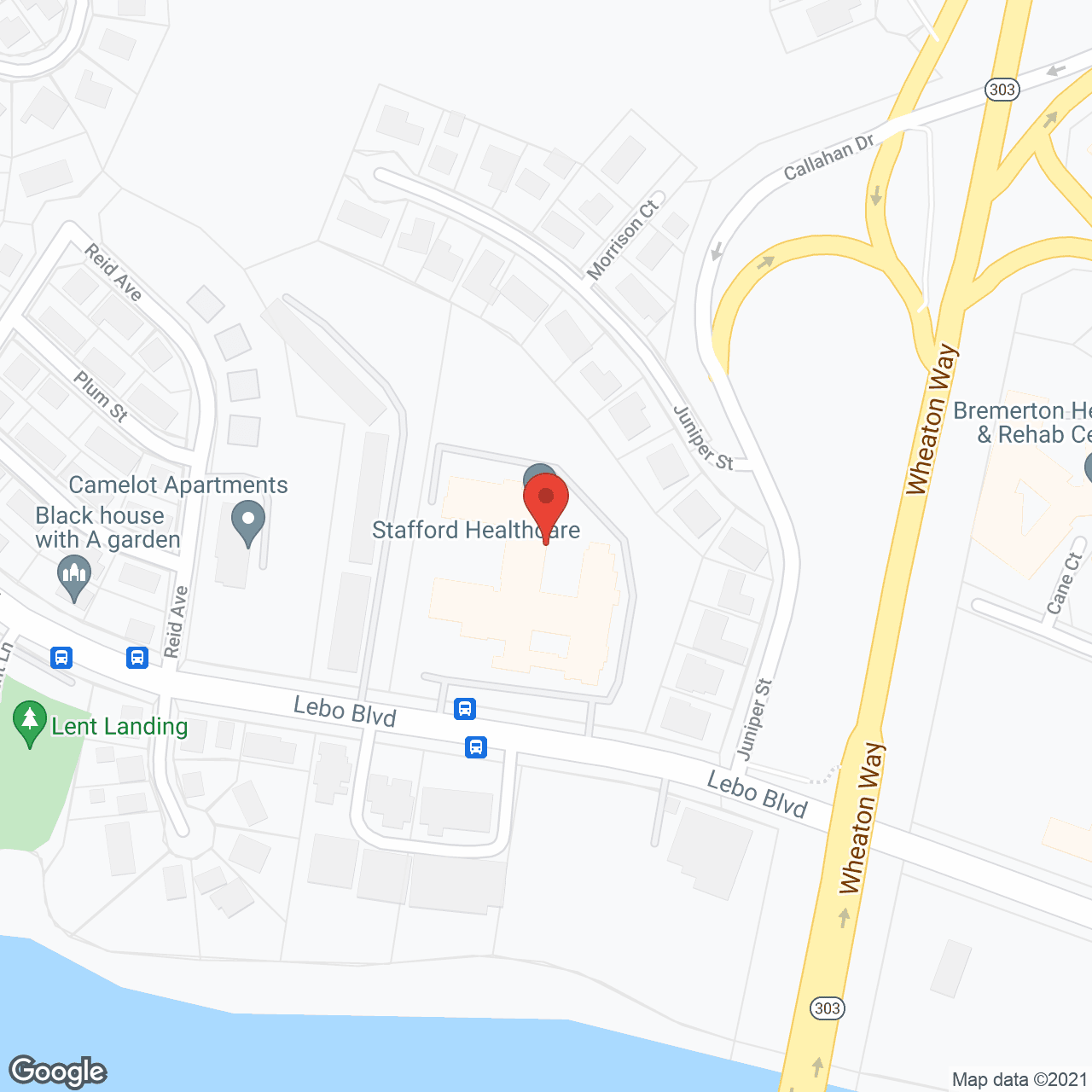 Belmont Terrace in google map