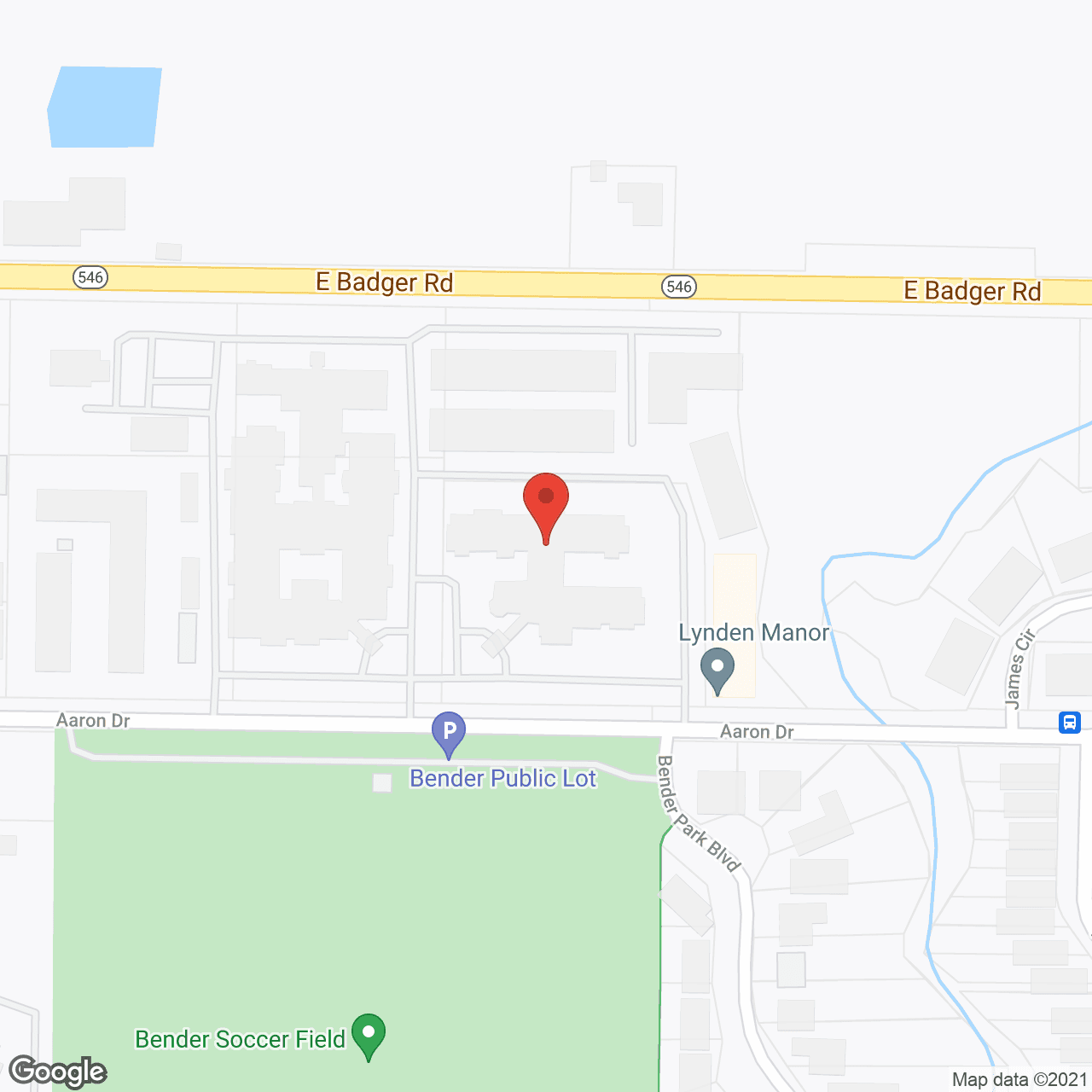 Vineyard Park of Lynden Manor in google map