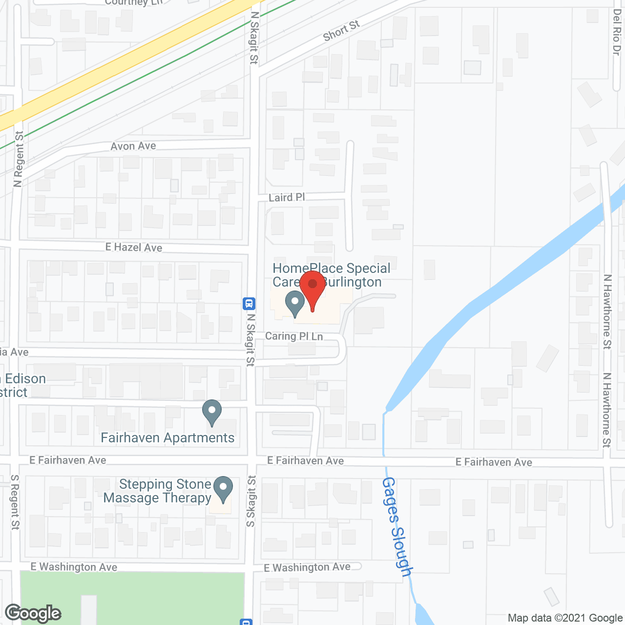 HomePlace at Burlington by Cogir in google map