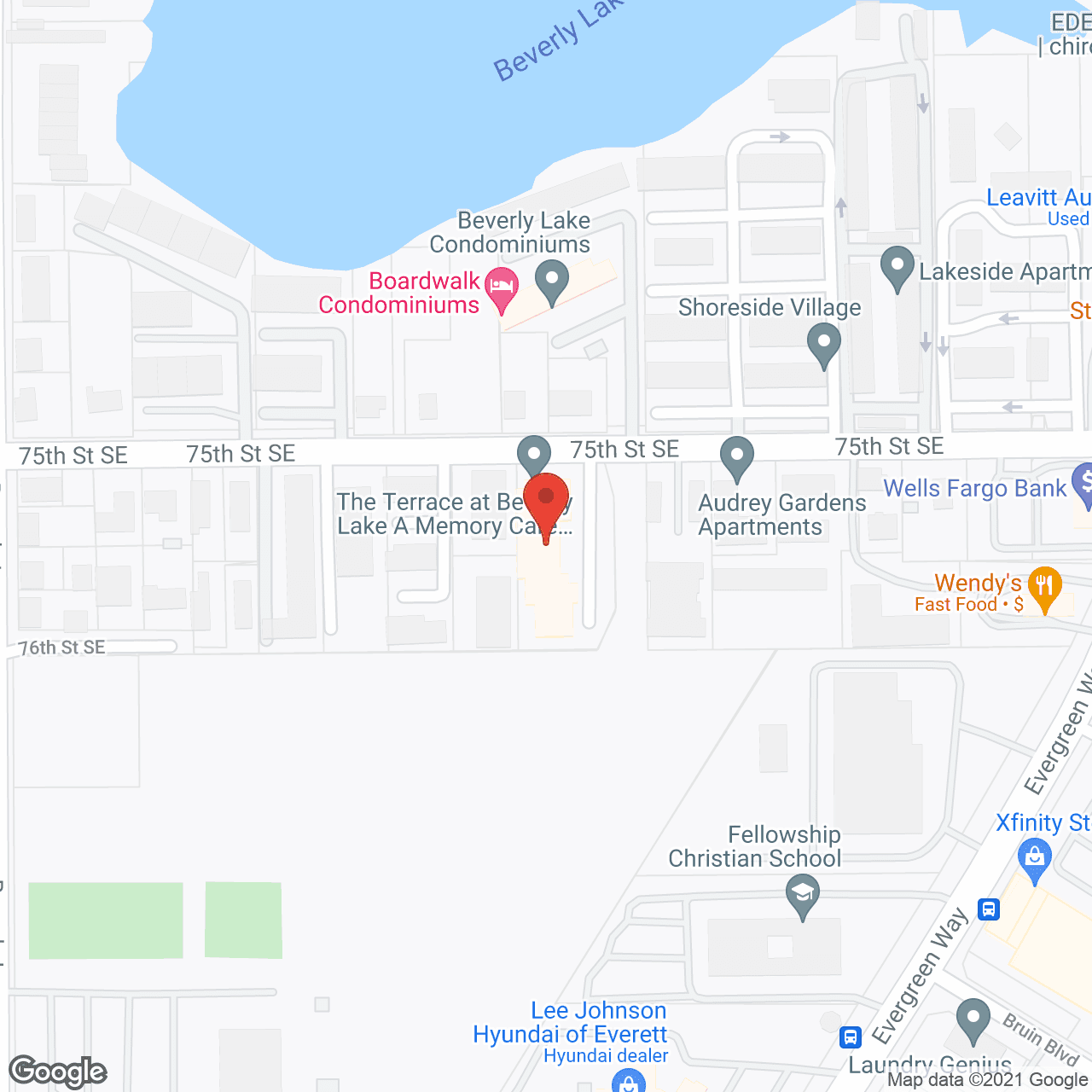 The Terrace at Beverly Lake by Cogir in google map