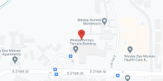 Wesley Des Moines in google map