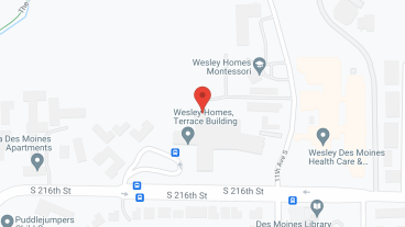 Wesley Des Moines in google map
