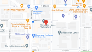 University House Wallingford in google map